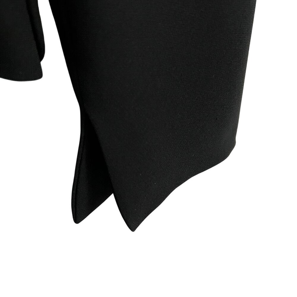 Vintage Anne Klein Blazer Womens 8 Black Dress Jacket Crepe Office Formal 90's - Picture 7 of 13
